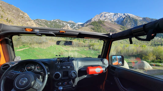 Heavy Duty FlexClip Modular Water Bottle Holder System For Jeep Wrangler JK/JKU