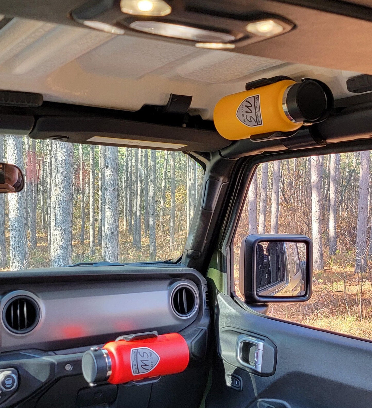 JL/JT Roll Cage Mounted Water Bottle Holder for 2018-2023 Jeep Wrangler