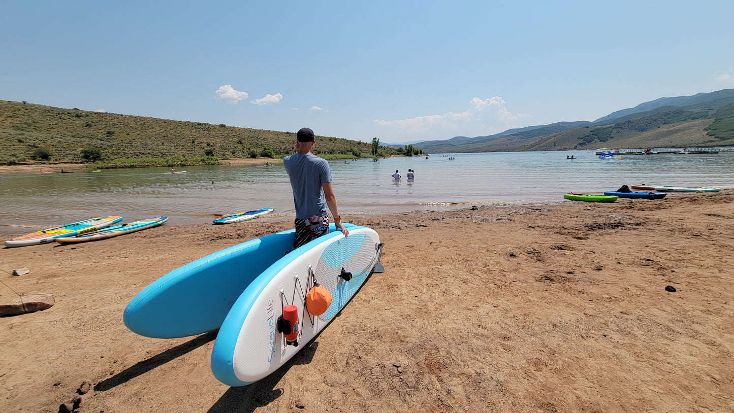 FlexClip HD Flat Backed Water Bottle Holder For Paddle Board - *3M DOUBLE SIDED TAPE*