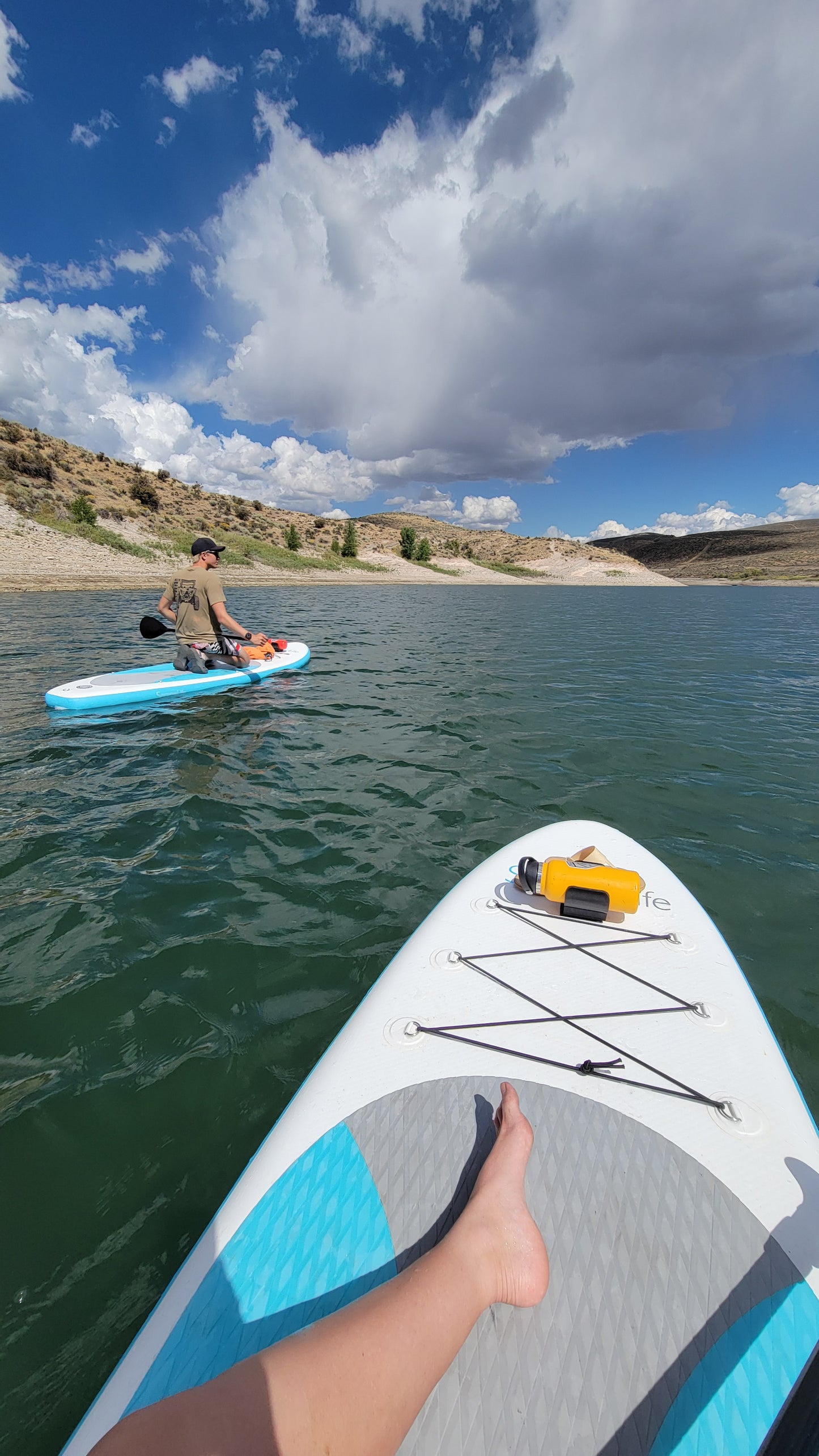 FlexClip HD Flat Backed Water Bottle Holder For Paddle Board - *3M DOUBLE SIDED TAPE*