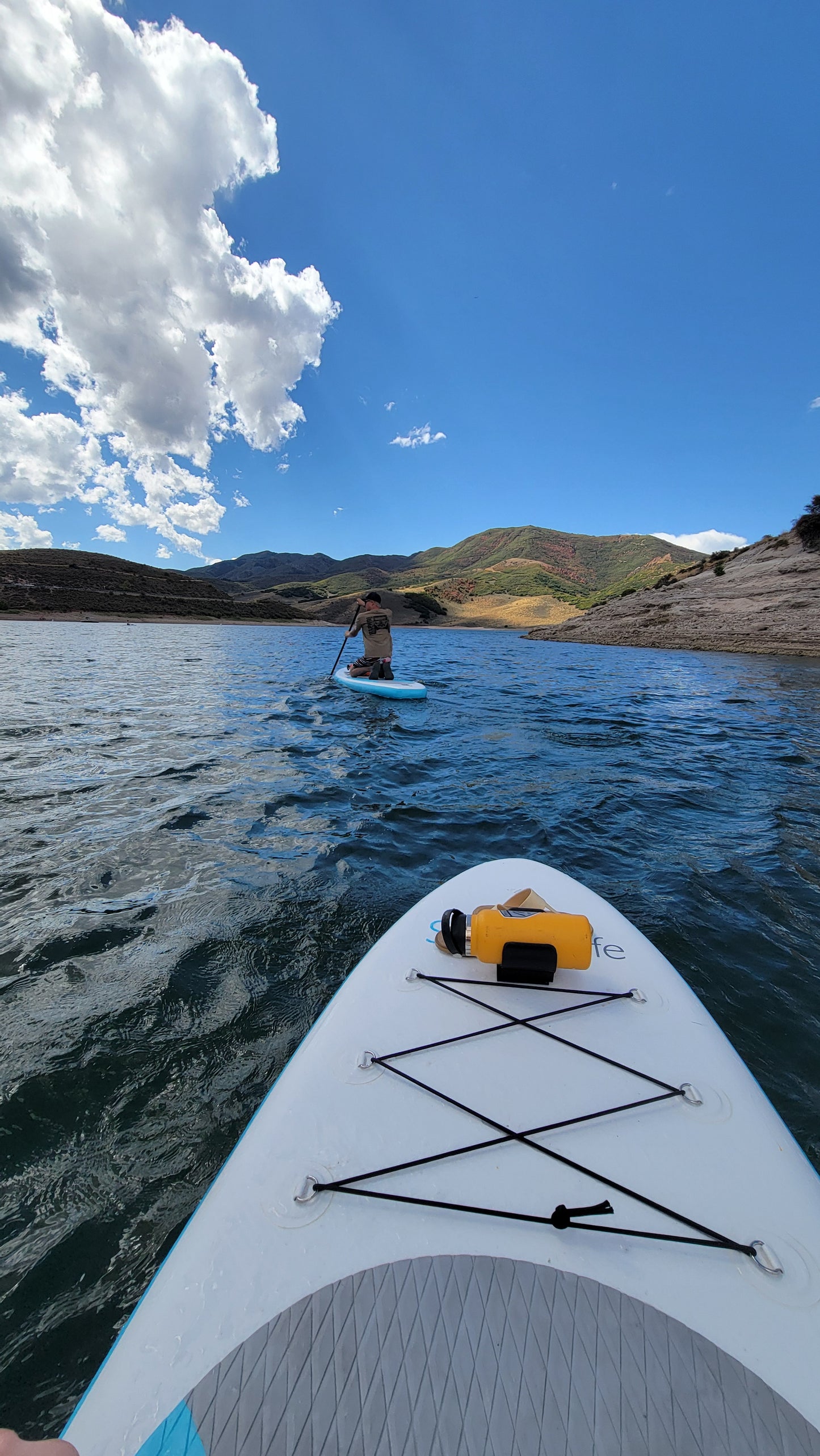 FlexClip HD Flat Backed Water Bottle Holder For Paddle Board - *3M DOUBLE SIDED TAPE*