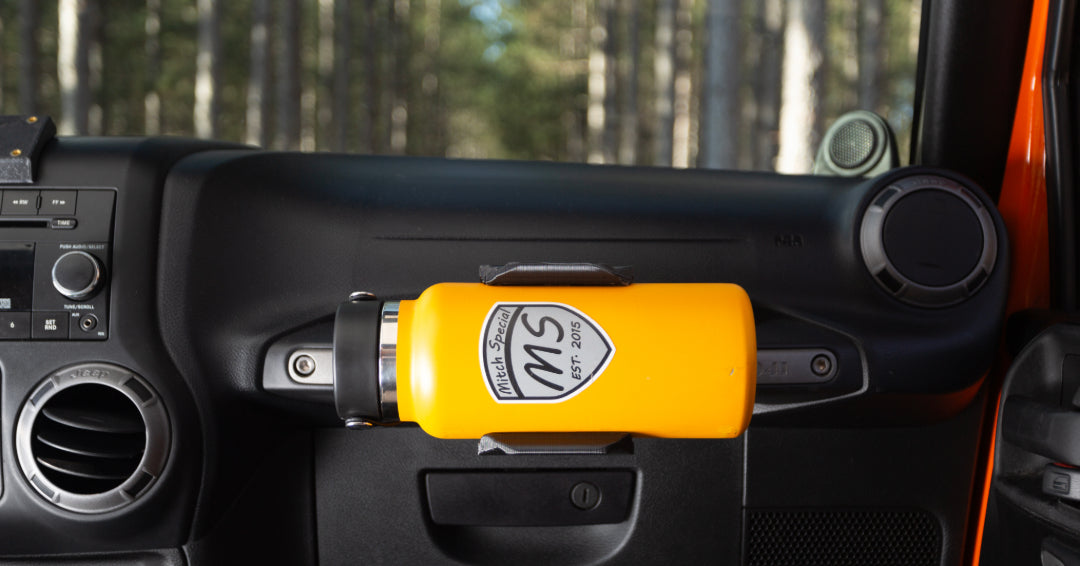 FlexClip Modular Water Bottle Holder System For Jeep Wrangler JK/JKU
