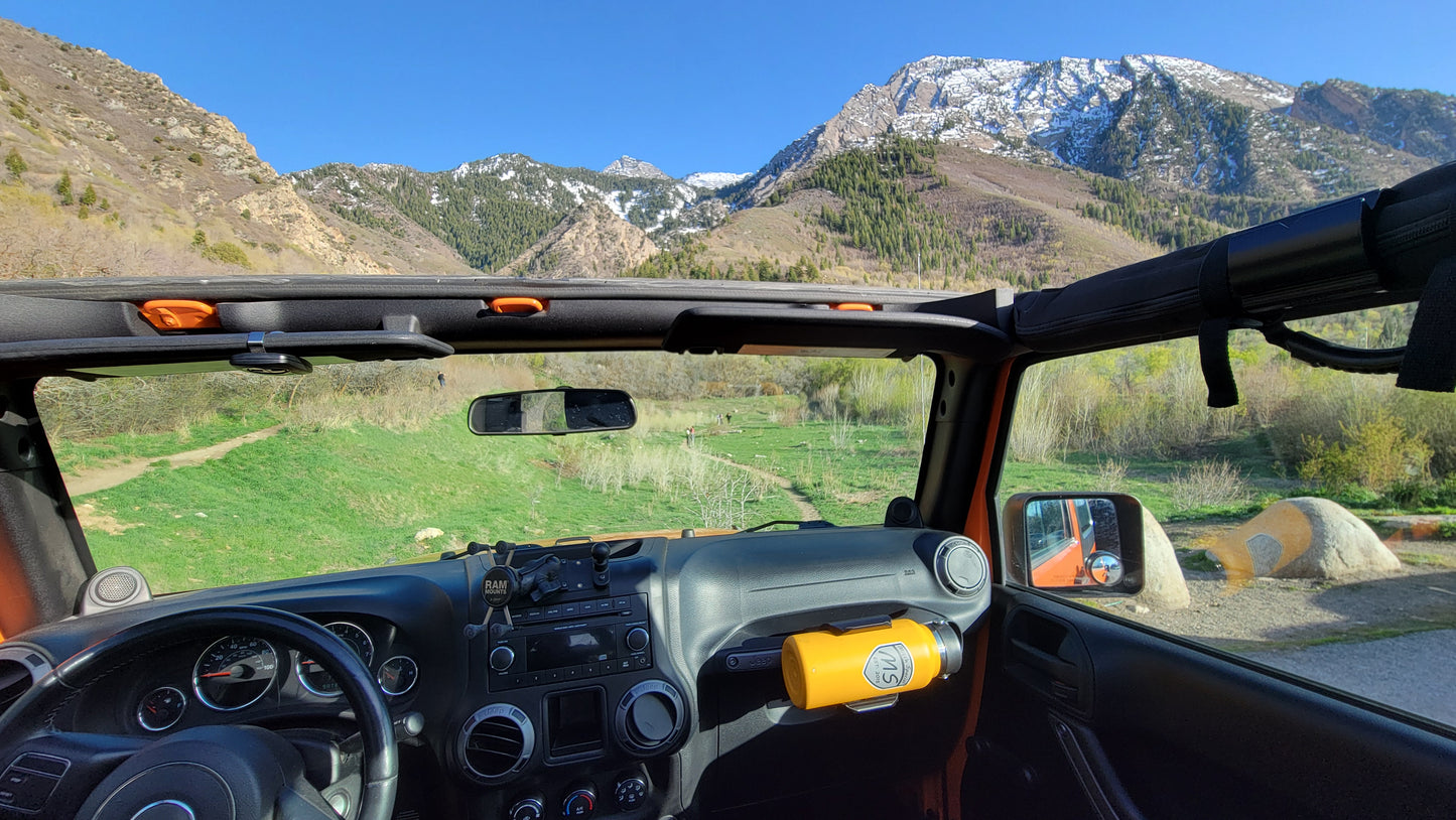 FlexClip Modular Water Bottle Holder System For Jeep Wrangler JK/JKU