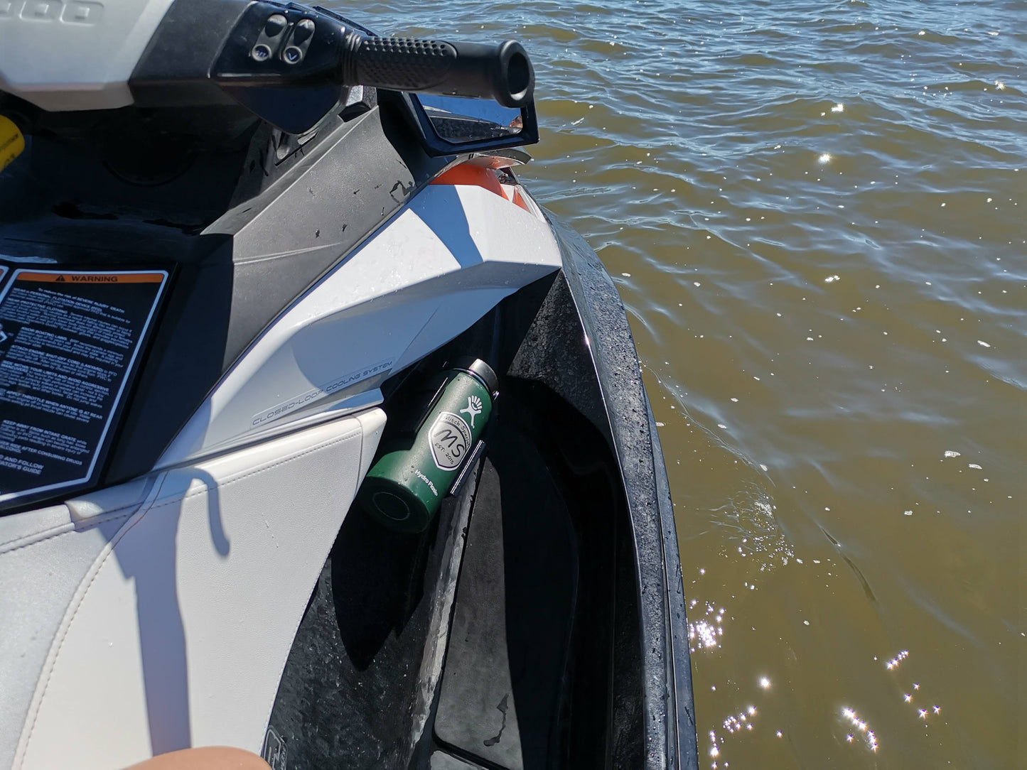 HD Flat Backed Water Bottle Holder For Watercraft - *3M DOUBLE SIDED TAPE*