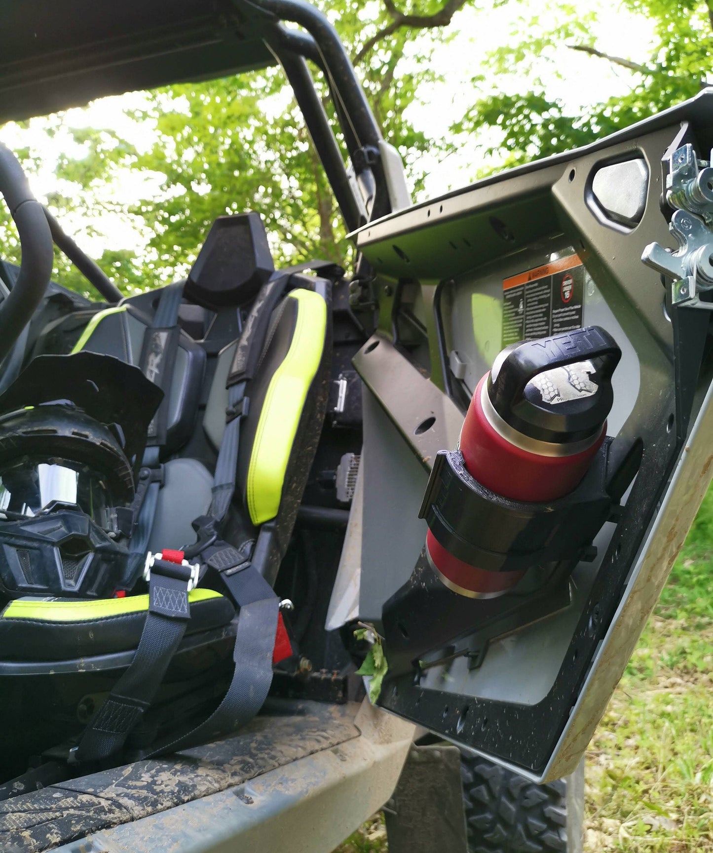 Water Bottle Holder for Polaris RZR (Pro XP, Pro R, Turbo R)